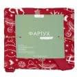 Ткани текстиль для кухни - Фартук с регулирующейся лямкой Новый год красный