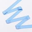 Тканини фурнітура для дома - Репсова стрічка Грогрен темно блакитна 32 мм