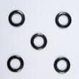 Тканини фурнітура для декора - Люверси економ колір чорний не фарбований 35 мм