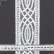 Тканини для декору - Декоративне мереживо Ілона колір білий 7.5 см