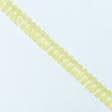 Тканини фурнітура для декора - Бахрома пензлик  КІРА блиск / жовтий 30 мм (25м)