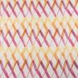 Тканини для декоративних подушок - Декоративна тканина Даура зиг-заг помар-фіолет