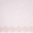 Тканини для тюлі - Тюль вишивка Анна рожевий з фестоном