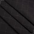 Ткани для мужских костюмов - Костюмная Камаро в клетку черная