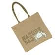 Тканини сумка шопер - Сумка джутова шоппер nature bag frog (ручка 53 см)
