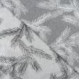 Тканини для дому - Жакард Ларіціо гілки т.сірий, люрекс срібло