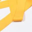 Тканини фурнітура для декора - Репсова стрічка Грогрен /GROGREN жовта 31 мм