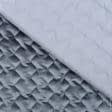 Тканини для покривал - Декоративна стьогана тканина велюр / сірий