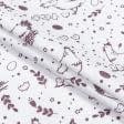 Тканини спец.тканини - Напівпанама ТКЧ кури колір темно фіолетовий