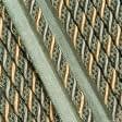 Тканини фурнітура для декора - Шнур окантовочний Імедженейшен оливка-золото d=10мм