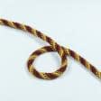 Тканини шнур декоративний - Шнур Базель колір бордо, золото d=10мм
