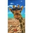 Тканини для рушників - Тканина рушникова вафельна набивна жираф