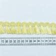 Ткани готовые изделия - Бахрома кисточки Кира блеск желтый 30 мм (25м)