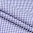 Тканини бавовняні сумішеві - Декоративна тканина Рустікана пепіта колір лаванда