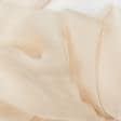 Ткани свадебная ткань - Шифон-шелк натуральный светло-кремовый