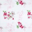 Ткани для постельного белья - Бязь набивная голд ВЕ цветы розовые