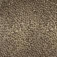 Ткани портьерные ткани - Жаккард Дамаск леопард коричневый