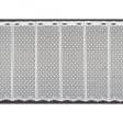 Ткани гардинное полотно (гипюр) - Гардинное полотно фиранка Горох белый  60 СМ
