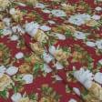 Ткани для детской одежды - Экокоттон  пионы карамель,розовые жемчужины