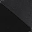 Ткани для перетяжки мебели - Декоративная ткань рогожка Регина меланж черный