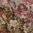 Тканини портьєрні тканини - Гобелен Августіна троянди бежеві