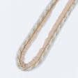 Тканини шнур декоративний - Шнур окантувальний Корді колір бежевий, світло бежевий 10 мм