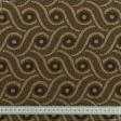 Ткани для мебели - Декор-гобелен   бора старое золото,коричневый