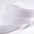 Ткани фурнитура для игрушек - Липучка Велкро пришивная мягкая часть белая 25мм/25м