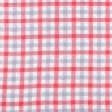 Ткани для сорочек и пижам - Фланель ТКЧ рубашечная клеточка серо-красная