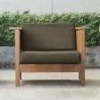 Тканини для безкаркасних крісел - Дралон /LISO PLAIN коричневий