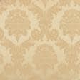 Ткани портьерные ткани - Декоративная ткань Дамаско/DAMASKO  вензель цвет старое золото