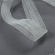 Ткани фурнитура для декора - Тесьма шторная Равномерная прозрачная КС-1:2.5  40мм±0.5мм/100м
