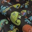 Тканини для дитячого одягу - Екокотон хамелеони /bayreuth /фон коричневый