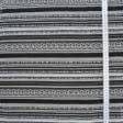 Ткани для декоративных подушек - Гобелен Украина-4, черный, молочный