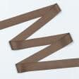 Тканини для прикрас та подарунків - Репсова стрічка Грогрен коричнева 31 мм