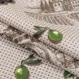 Ткани для бытового использования - Ткань полотеничная вафельная набивная оливка
