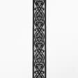 Тканини для скрапбукінга - Декоративне мереживо Аврора колір чорний 6.5 см