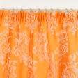 Тканини всі тканини - Тюль органза Тоурвел вензель випал помаранчева 300/270см (119350)