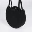 Ткани сумка шоппер - Сумка с шнура Knot Bag круглая черная  S