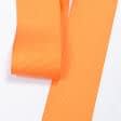 Ткани для декора - Репсовая лента Грогрен  оранжевая 40 мм