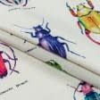Тканини портьєрні тканини - Декоративна тканина жуки мультиколор