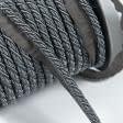 Ткани готовые изделия - Шнур окантовочный Корди цвет т.серый 10 мм
