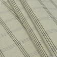 Ткани для перетяжки мебели - Декоративная ткань Оскар клетка св беж-золото, черный, синий