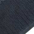 Ткани махровые полотенца - Полотенце махровое "Илария" 50х90  черное