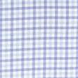 Ткани для рубашек - Фланель ТКЧ рубашечная клеточка голубая