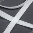 Ткани для одежды - Липучка Велкро пришивная мягкая часть белая 20мм/25м