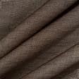 Ткани жаккард - Декоративная ткань Эмили рогожка коричневый