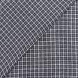 Тканини для сорочок - Сорочкова  фланель у клітинку графітова