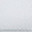 Ткани гардинные ткани - Тюль вышивка  мелиса  белый