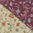 Тканини для декоративних подушок - Гобелен Квітуча гілка св.золото